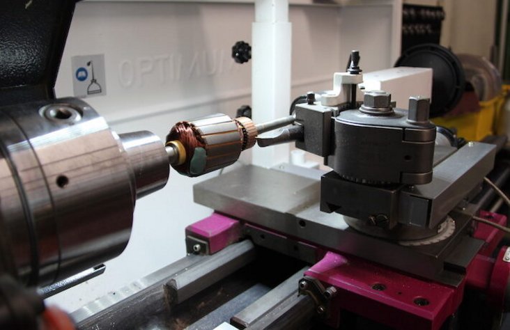 Maschine Drehbank Optimum 2